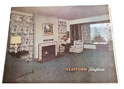 1970 Heatform Fireplace Catalog Lots Of Great Mid-Century Style Fireplaces • $23.35