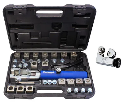$358.40 • Buy Mastercool 72485PRC Complete Universal Hydraulic Flaring Tool Set & Tube Cutter 