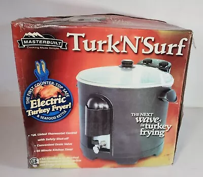 Masterbuilt Turk N Surf 28 Qt Electric Cooker Turkey Fryer Boiler Seafood Kettle • $119