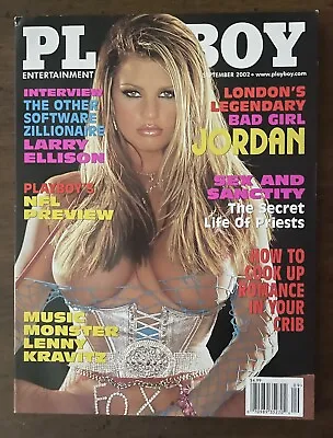 $8.75 • Buy September 2002 Playboy Magazine W/ British Model JORDAN (Katie Price)