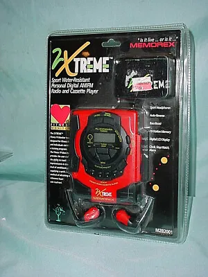 MEMOREX DIGITAL AM/FM Cassette Player Radio Alarm Clock Heart Monitor 2Xtreme • $99.99