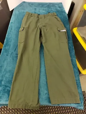 $15.97 • Buy Elbeco Response Tec3 Mens Green Straight Cargo Pants Size 38R Elastic Waist