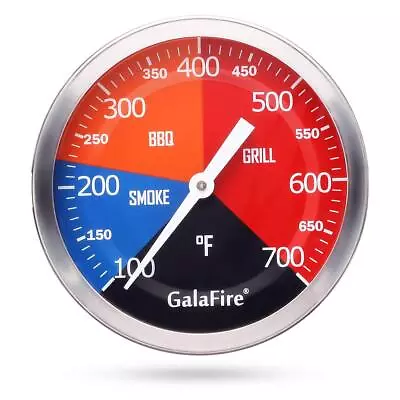 3 3/16 Inch Bbq Temperature Gauge For Smoker Wood Charcoal Pit Large Face Grill  • $15.96