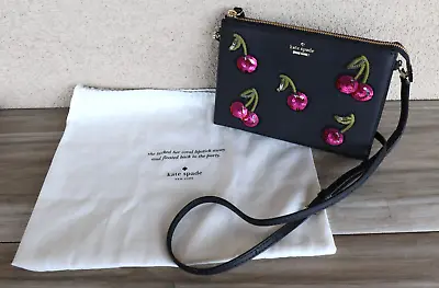 Kate Spade New York MA CHERIE CHERRIES DILON CROSSBODY Purse Handbag EUC • $55