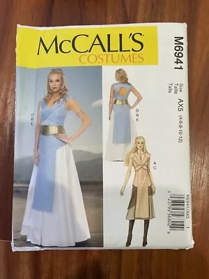 McCall's 6941 Fantasy/Cosplay/Elf Dress UNCUT Sewing Pattern SZ 4-12 &12-20 • $9.99