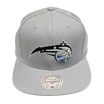 Mitchell & Ness NBA Orlando Magic Gray Team Logo Old School Snapback Cap Hat • $19.95