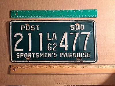 License Plate Louisiana 196 POST (Private Semi-Trailer) 211 477 • $17.99