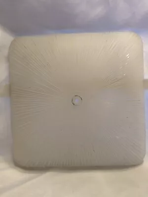 Vintage Square Frosted Glass Ceiling Light Shade • $25