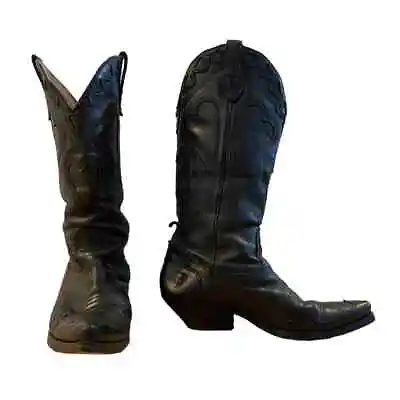  3 Y2K FORNARINA Cowboy Boots Size 7 With Hearts 3 • $275