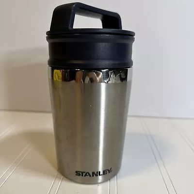 Stanley 8 Ounce Vacuum Travel Mug Thermos Stainless Steel With Lid 6 Inches Tall • $15