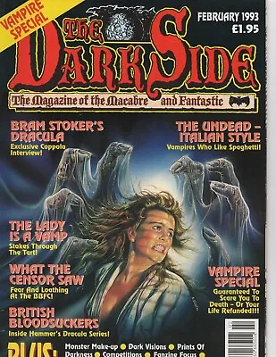 The Dark Side # 29 February 1993 Vampire Special Bram Stoker's Dracula Near Mint • £4.99