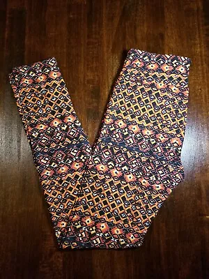 NWOT LuLaRoe OS Women’s Leggings ~ Western Fire Print ~ Tribal Aztec Southwest • $9.99