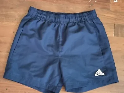 $5 • Buy Boy Adidas Shorts, Blue 12-13 Size Blue Board Shorts. Boys Swimming Shorts SKU94