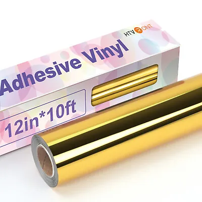 £13.49 • Buy HTVRONT Chrome Metallic Mirror Self Adhesive Vinyl Making Gloss Reflective UK