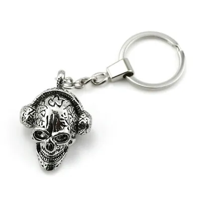 £2.39 • Buy Cool Skull Head Model Pendant Keychain Keyring Metal Bag Accessories Gift