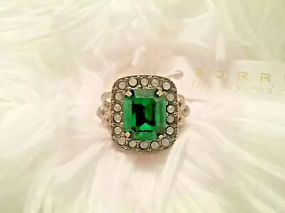 $41.95 • Buy *NEW*  &  *RETIRED* ~ Sorrelli ~   SNOWY MOSS   ~ Ring ~   OPULENT OCTAGON   ~ 