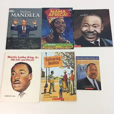 Martin Luther King Jr MLK Civil Rights Black History African American 6 Book Lot • $20.99