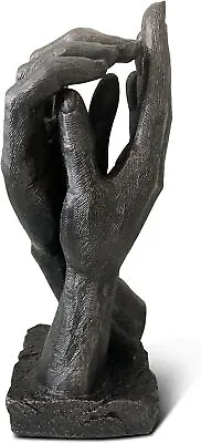 Large Bronze Hands Sculpture Wedding Present Marriage Proposal Life-Size 26cm... • £37.48