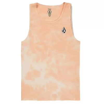 Volcom Men's Iconic Dye Summer Orange Sleeveless Tank Top Shirt Clothing Appa... • $26.24