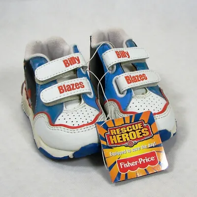 Vintage Billy Blazes Toddler Shoes Size 6 Rescue Heroes Very Rare Tennis Shoes • $14.95