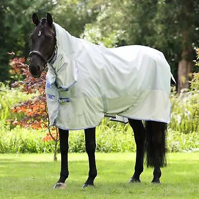 Shires Tempest Original Waterproof Fly Horse Rug | Breathable - Grey • £53.99