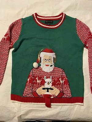 Blizzard Bay  Gaming Santa Ugly Christmas Sweater - Size Youth 14-16 VG+ • $9.99