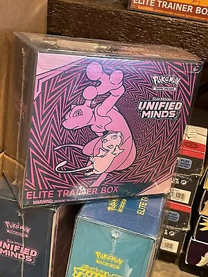 Pokemon TCG Sun & Moon Unified Minds Elite Trainer Box |BRAND NEW SEALED • $349.99