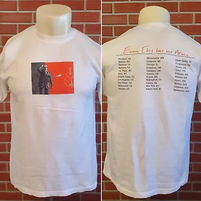 Elvis Costello Every Elvis Has His Army Short Sleeve Crewneck T Shirt Mens Large • $39.99