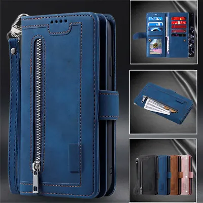 $17.59 • Buy For Samsung S23 S22 S21 S20 FE Ultra S10 S9 Plus Case Leather Wallet Flip Cover