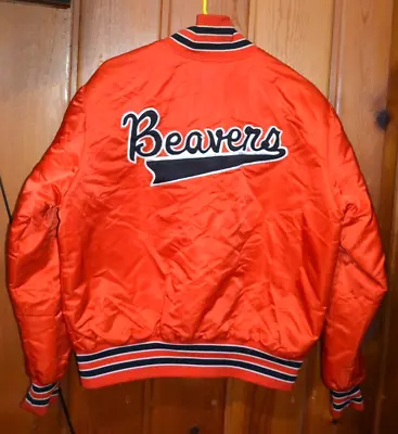 Vintage Oregon State Beavers Satin Jacket • $250