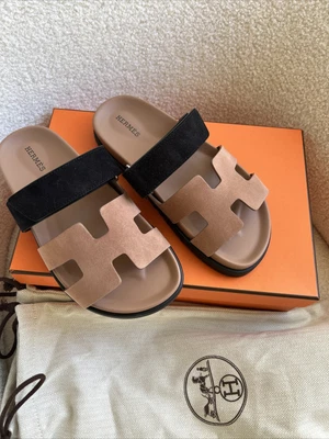 $1999 • Buy Hermes Chypre Sandals Suede 