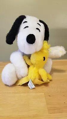 Lot Of 2-Vintage Snoopy Woodstock Stuffed Plush Peanuts United Feature Syndicate • $15