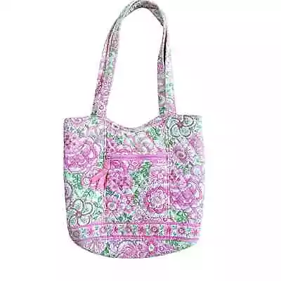 Vintage Retired Vera Bradley Petal Pink Floral Shoulder Tote • $30