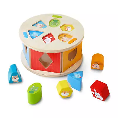 HABA Wooden Shape Sorting Box Favorite Animals • $39.99