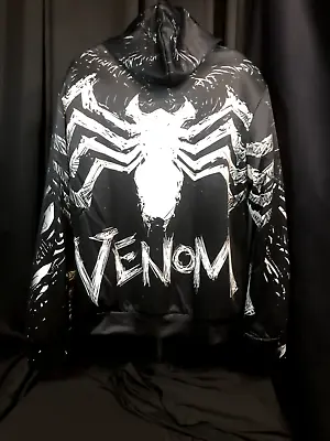 VENOM Zip Up Hoodie 3D Sweatshirt Coat Superhero Jacket Costume HOT! • $36.99