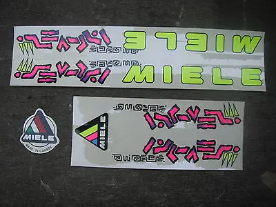 Miele Vintage Mountain Bike Decal Decals Sticker Stickers Set Not Remade!  • $24.62