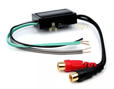 Speaker To 2 RCA Line Output Converter In Out High Low • $8.95