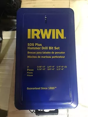 IRWIN SDS PLUS Bit 7 Pc Set W/Case Denmark. 322000.  • $29