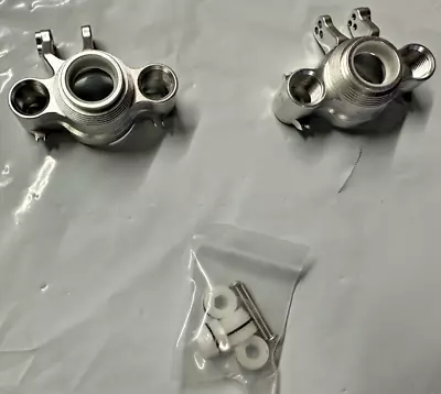 GPM Alum *OPEN BOX* FR/RR Knuckle Arms BL Traxxas E-Revo VXL 2.0 SILVER K15 • $25