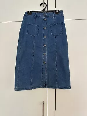 Review Jean Skirt Size 6 • $29