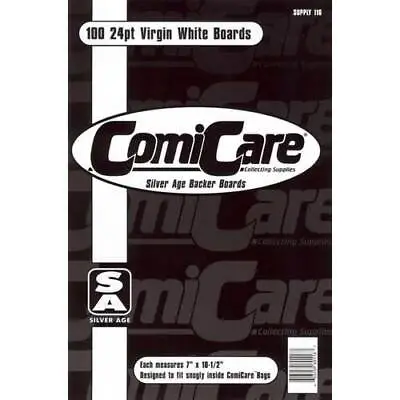 Comic Care Silver Age Comic Book Backing Boards 7  X 10 1/2  • $21.24