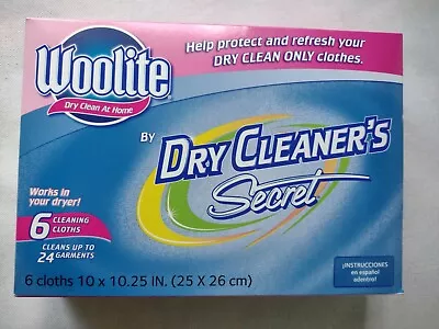 $14.99 • Buy 2000 Woolite Dry Cleaner's Secret At Home Dry Cleaning, 6-Count Box Movie Prop