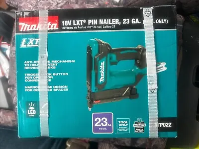 Makita XTP02Z 18V LXT 23 Ga Li-Ion Cordless Pin Nailer Tool Only) • $179.99