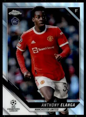 2021 Refractor Anthony Elanga Rookie Manchester United #140 • $2.25