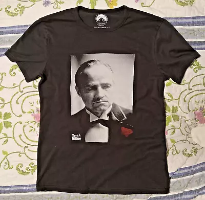 MEN'S LUCKY BRAND MARLON BRANDO THE GODFATHER T-SHIRT Medium Black • $6.50