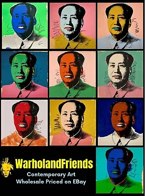 Andy Warhol MAO SUITE COMPLETE  10 Trial Proofs- Unsigned- 36  X 36  ON SALE! • $17800