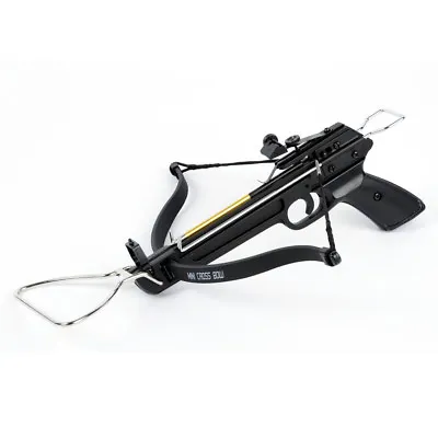 80 Lb Aluminum Pistol Crossbow Bow + 15 Bolts / Arrows 180 175 150 50 Mini • $37.99