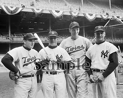 MLB Harmon Killebrew Mickey Mantle Jim Lemon And Roger Maris 8 X 10 Photo Pic • $5.99