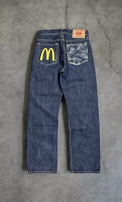 Vintage Red Monkey RMC Martin Ksohoh Selvedge Denim Jeans Y2K Hip Hop Size 28 • $88