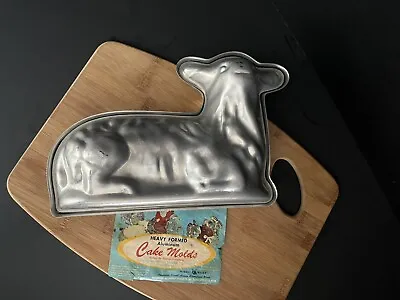 Vintage Original Cast Aluminum Lamb/Sheep -Butter  -Cake -Chocolate Mold • $22.99